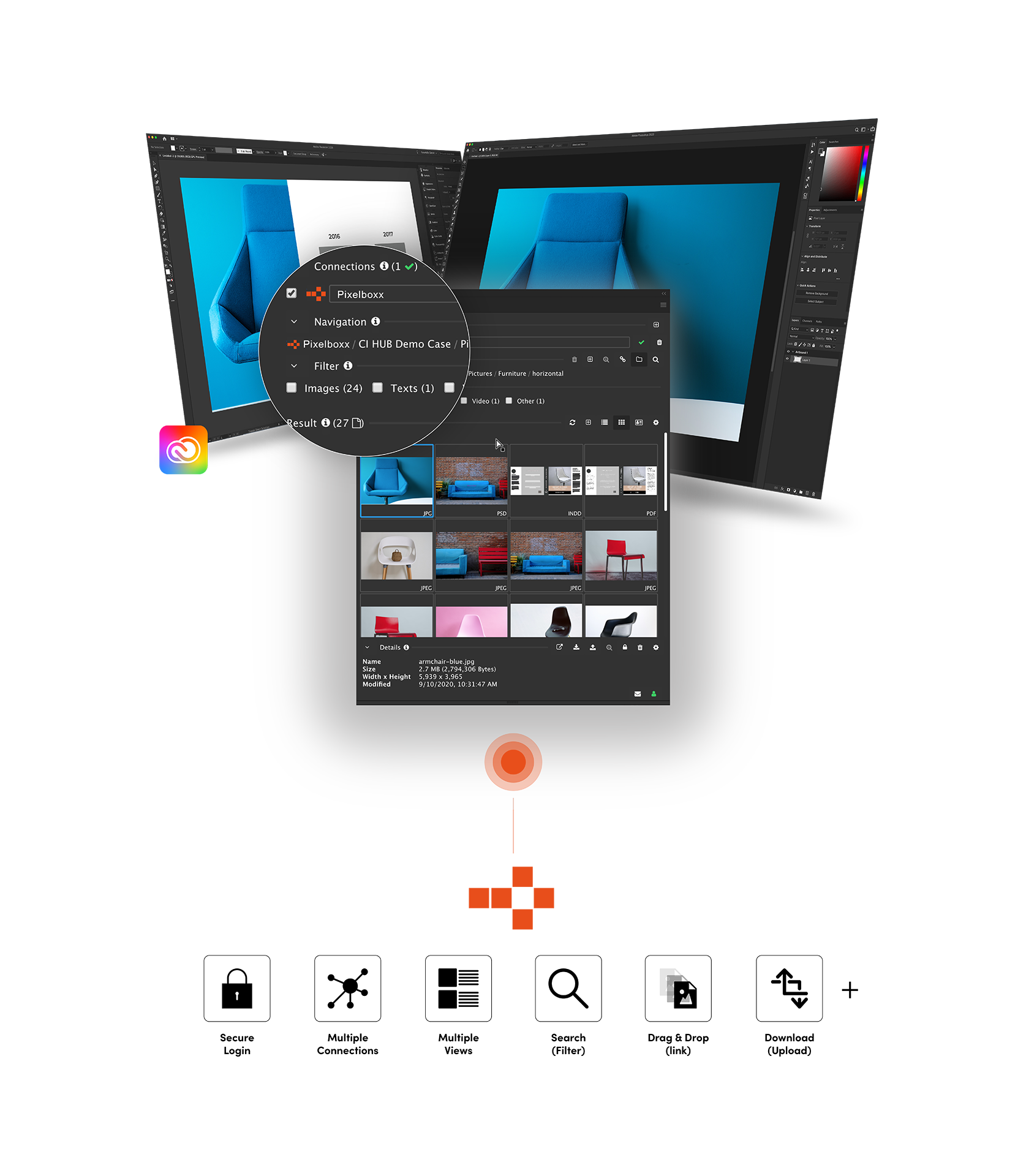 Pixelboxx Connector for Adobe Creative Cloud